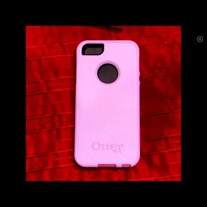 iPhone 5 5s SE Pink Case Cover Otter Box Commuter Series